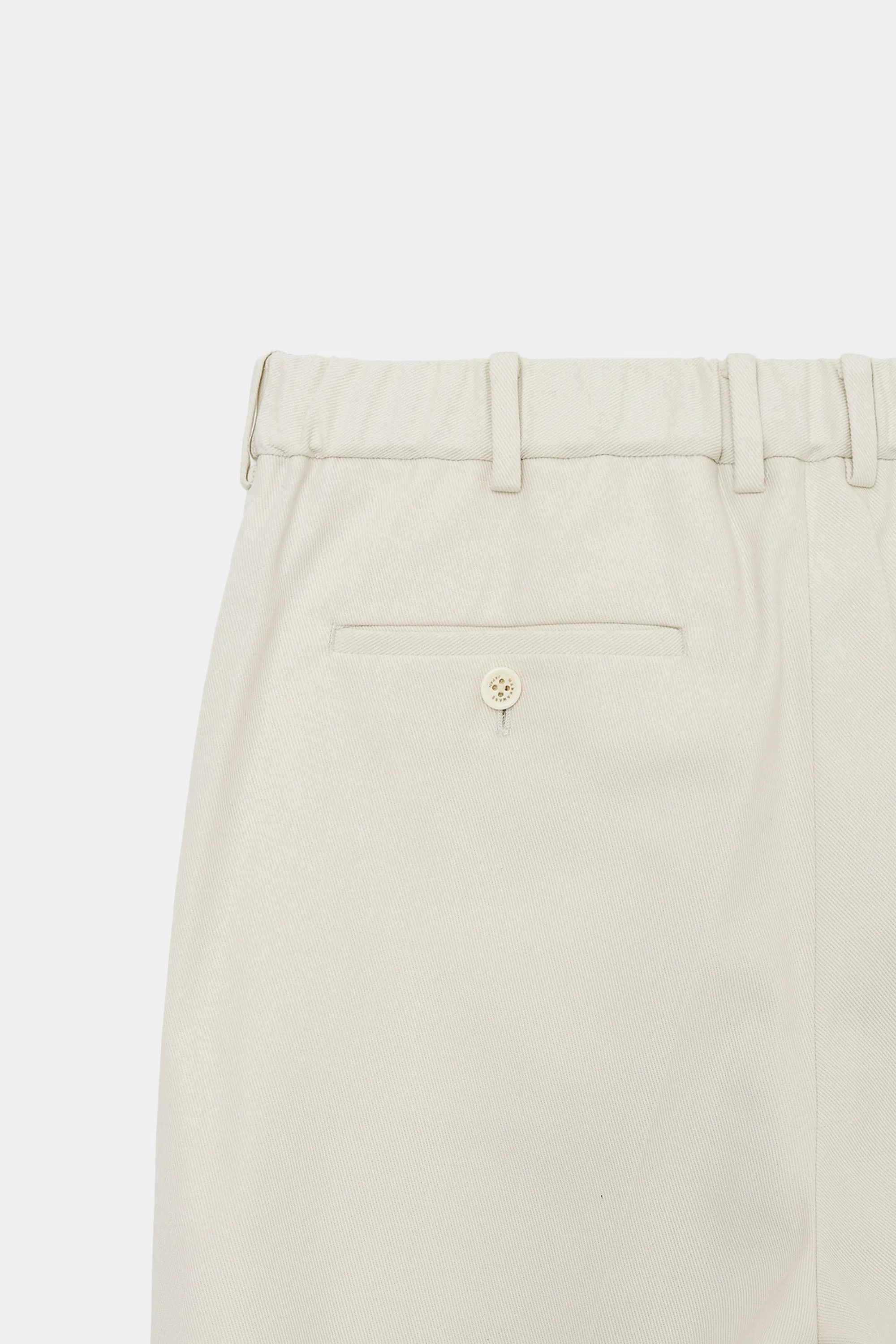 A23B-02PT01C ORGANIC COTTON SURVIVAL CLOTH DOUBLE PLEATED TROUSERS
