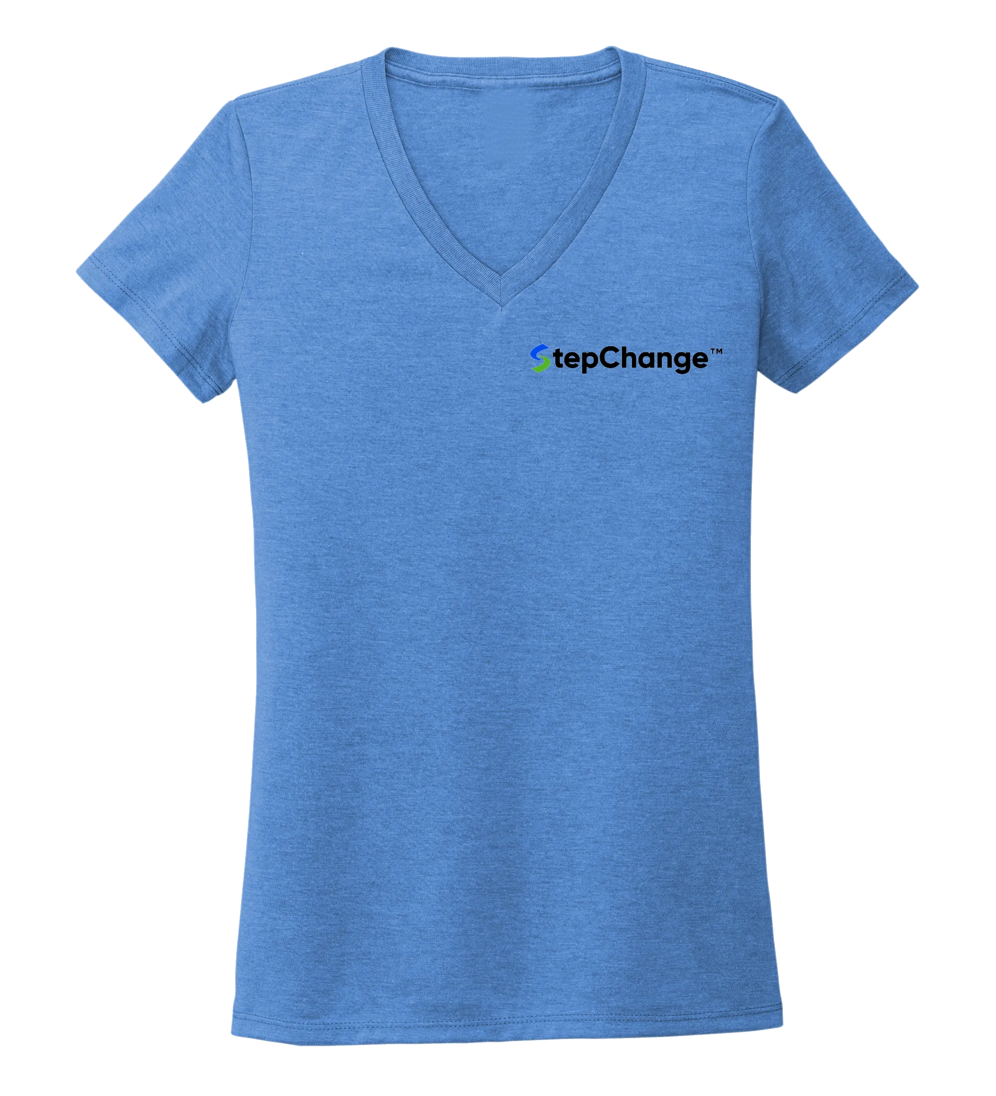 Alexandra Catherine, Blue Crab, Women's V-neck T-shirt in Sky Blue