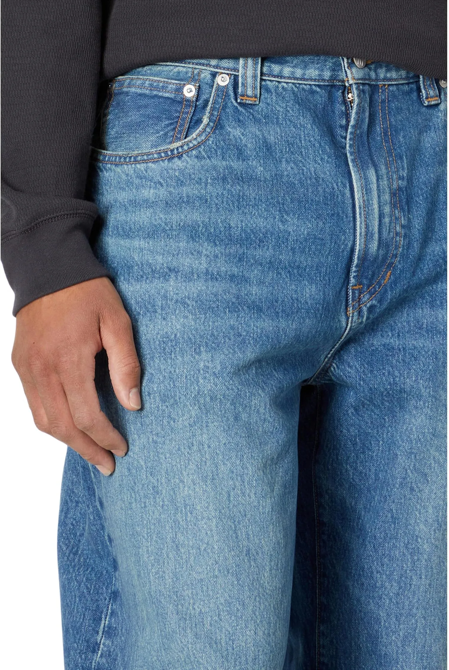 Baggy Jeans in Bratton Wash Madewell, Bratton Wash color
