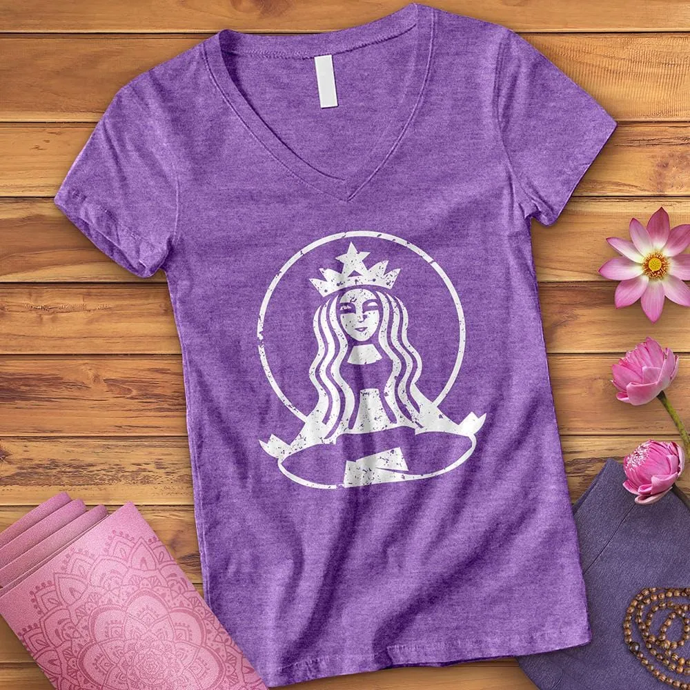 Coffee Yoga V-Neck