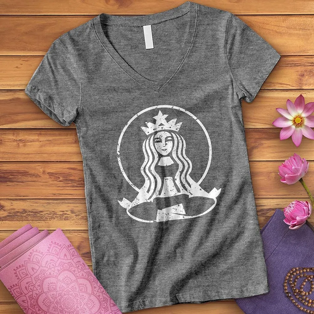 Coffee Yoga V-Neck