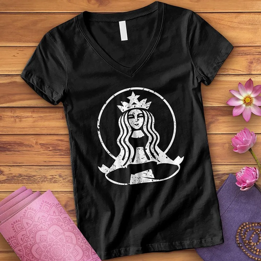 Coffee Yoga V-Neck
