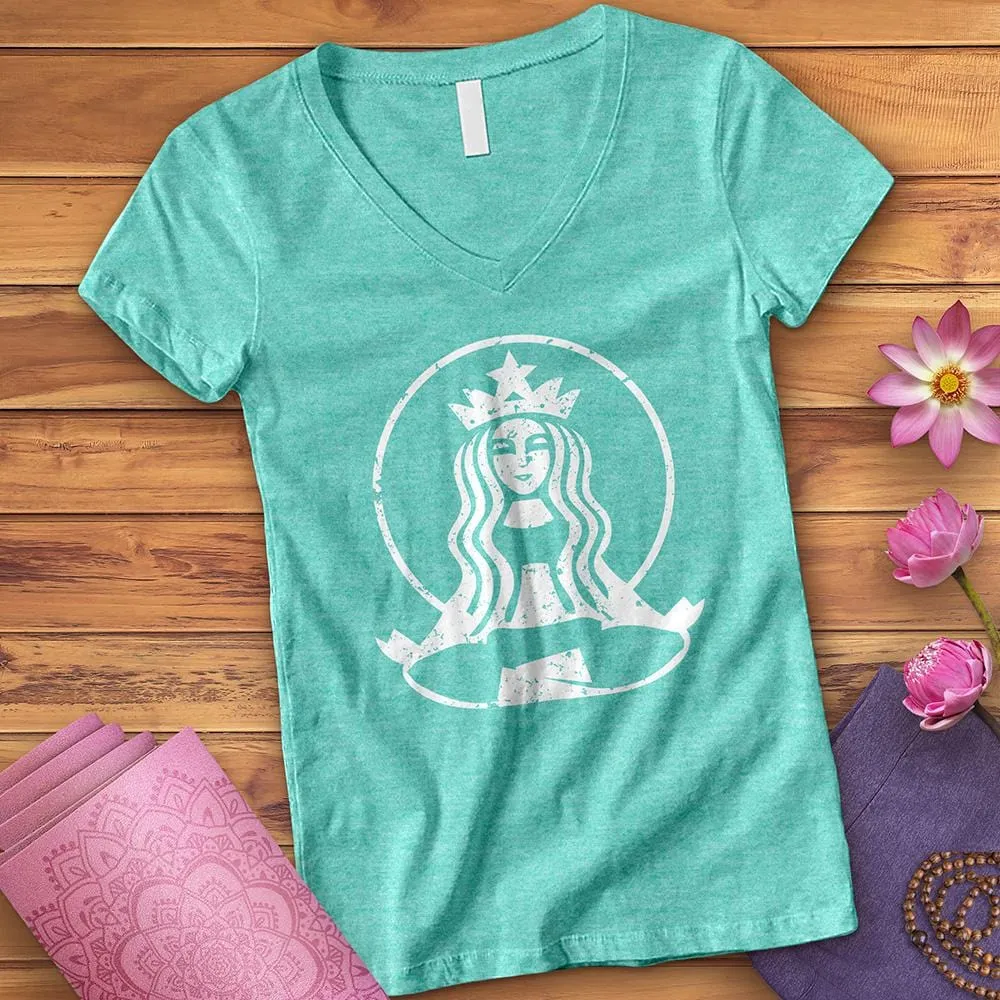 Coffee Yoga V-Neck