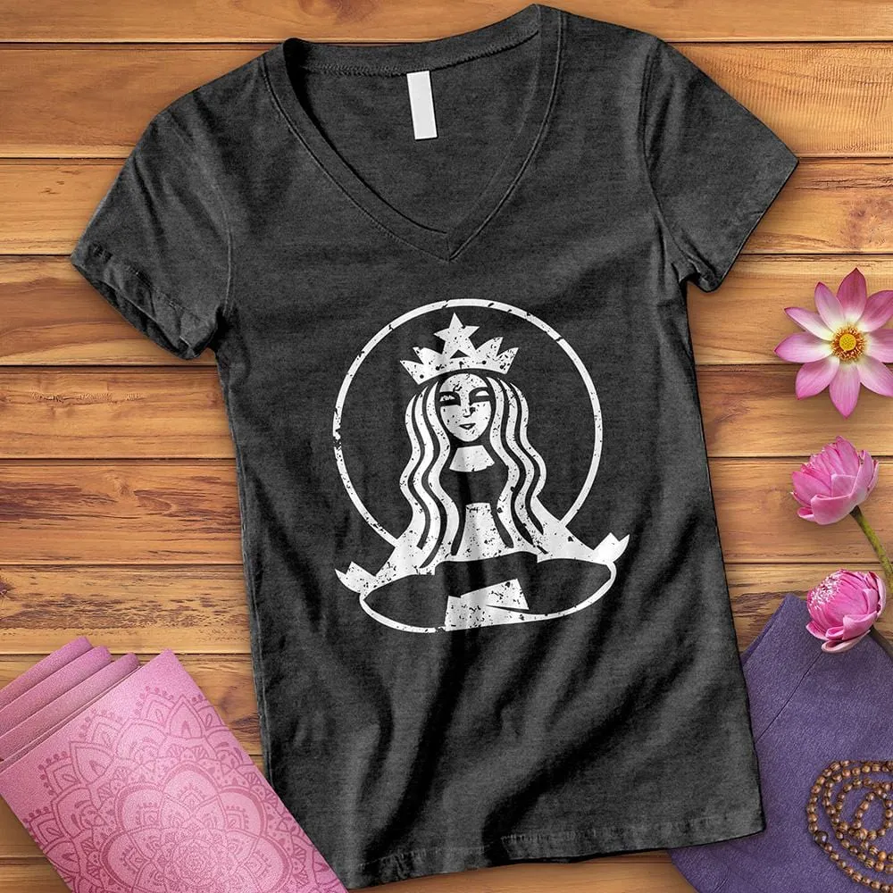 Coffee Yoga V-Neck