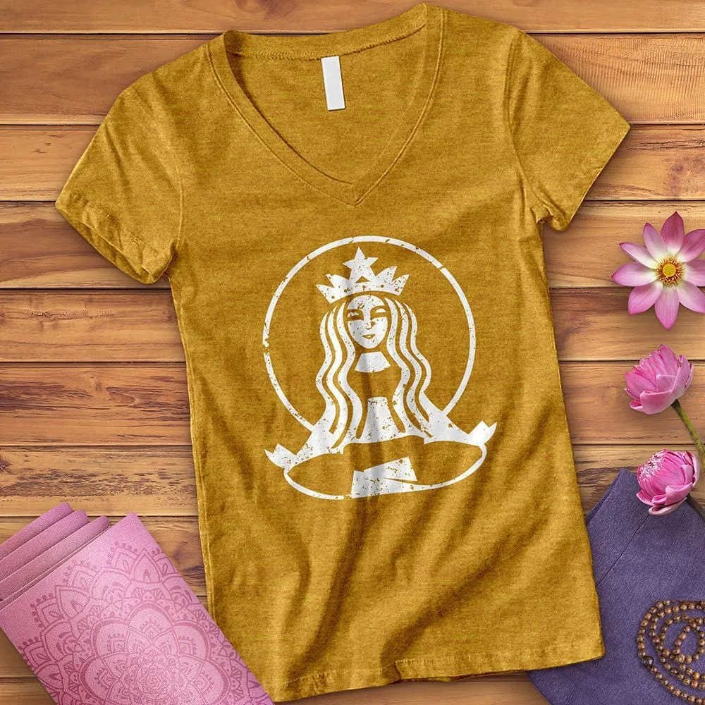Coffee Yoga V-Neck