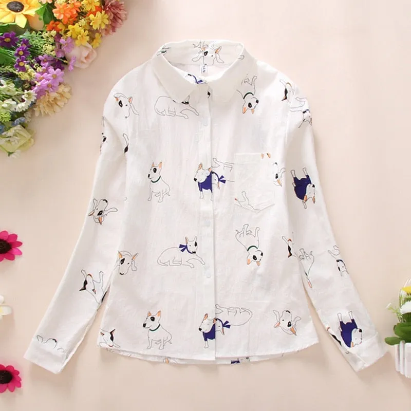 Fashion Print Women's Shirt