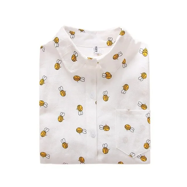 Fashion Print Women's Shirt