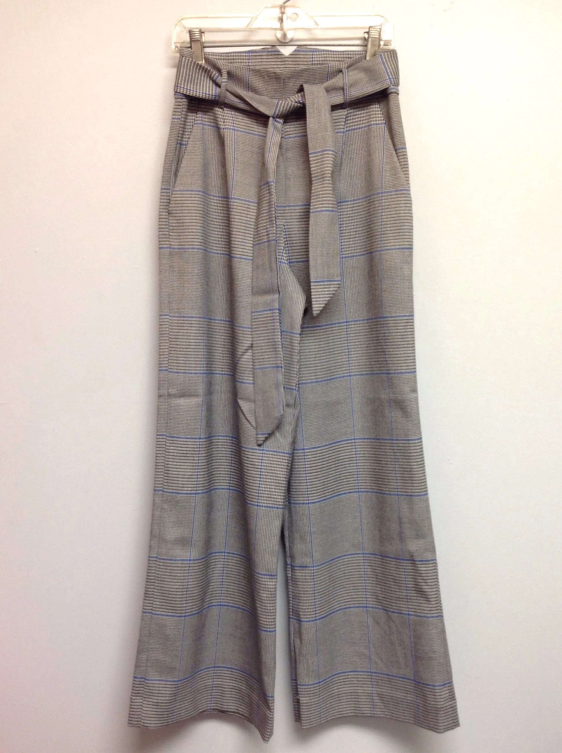 jeune otte Size 12 Blue & Black Rayon Blend Big Girls Pants