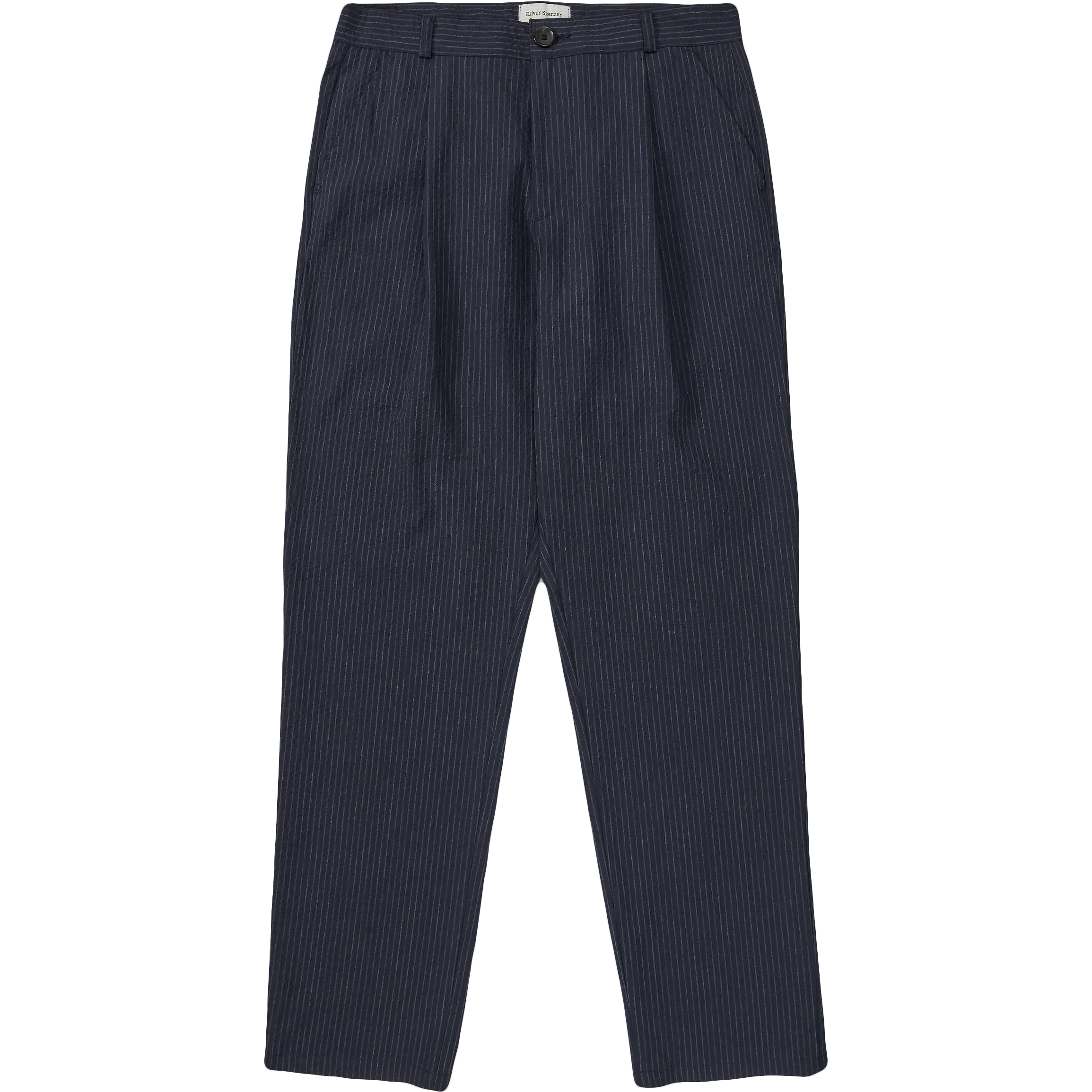 Morton Pleated Trousers - Navy