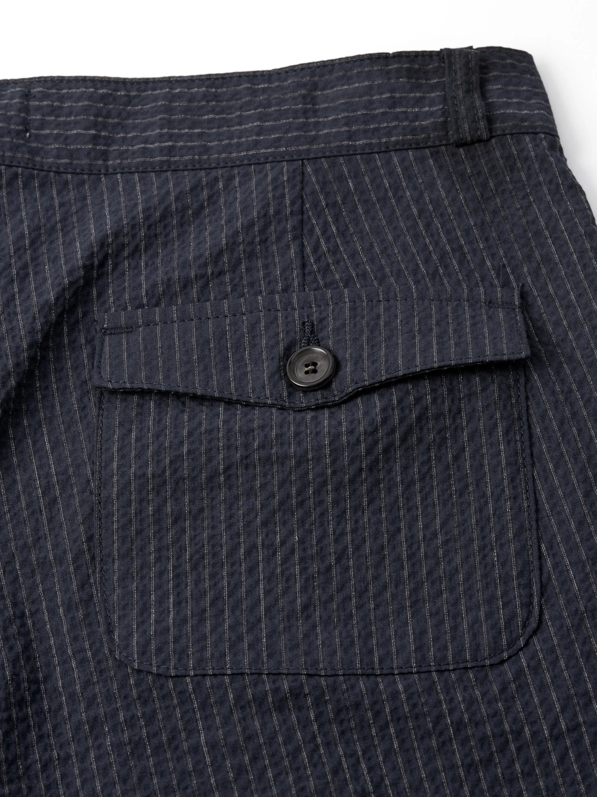 Morton Pleated Trousers - Navy