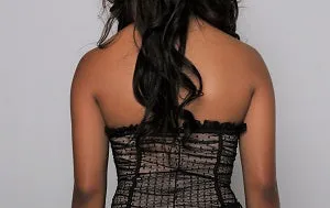 Polka Dot Mesh Bodysuit