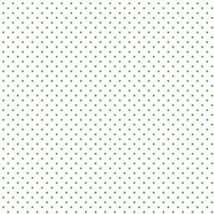Riley Blake Fabrics by The RBD Designers Clover Swiss Dot on White Fabric