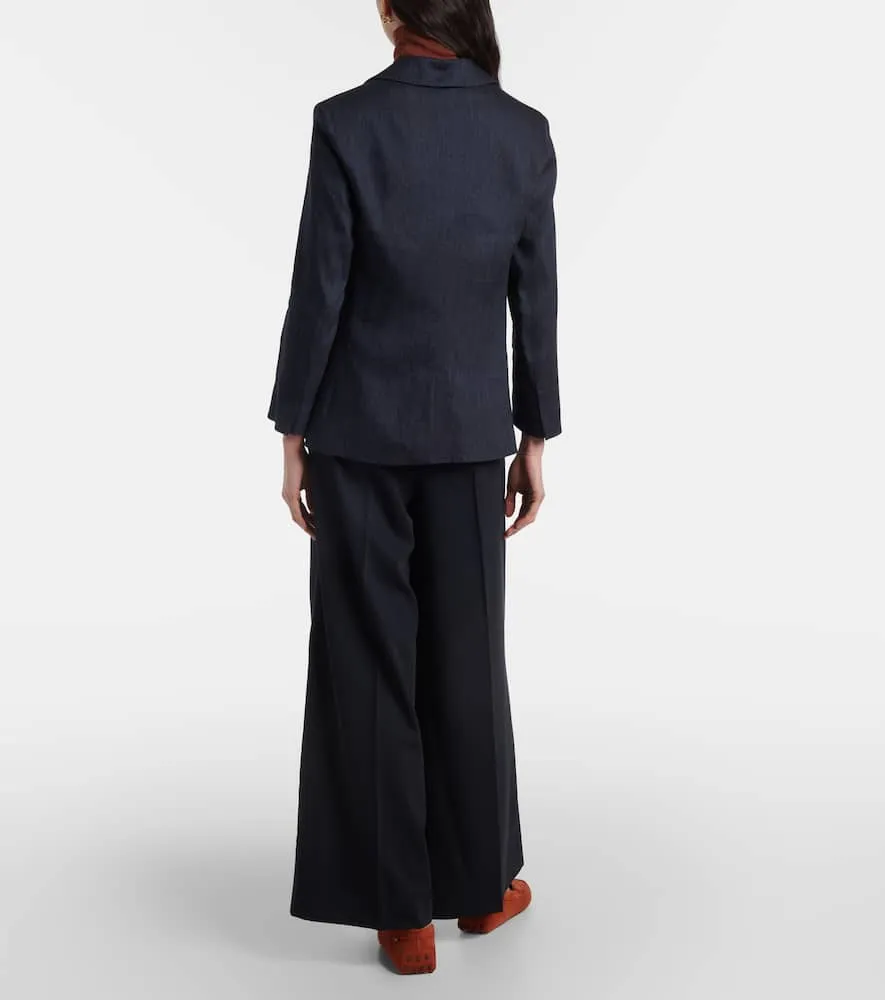 'S Max Mara Derna linen-blend twill blazer