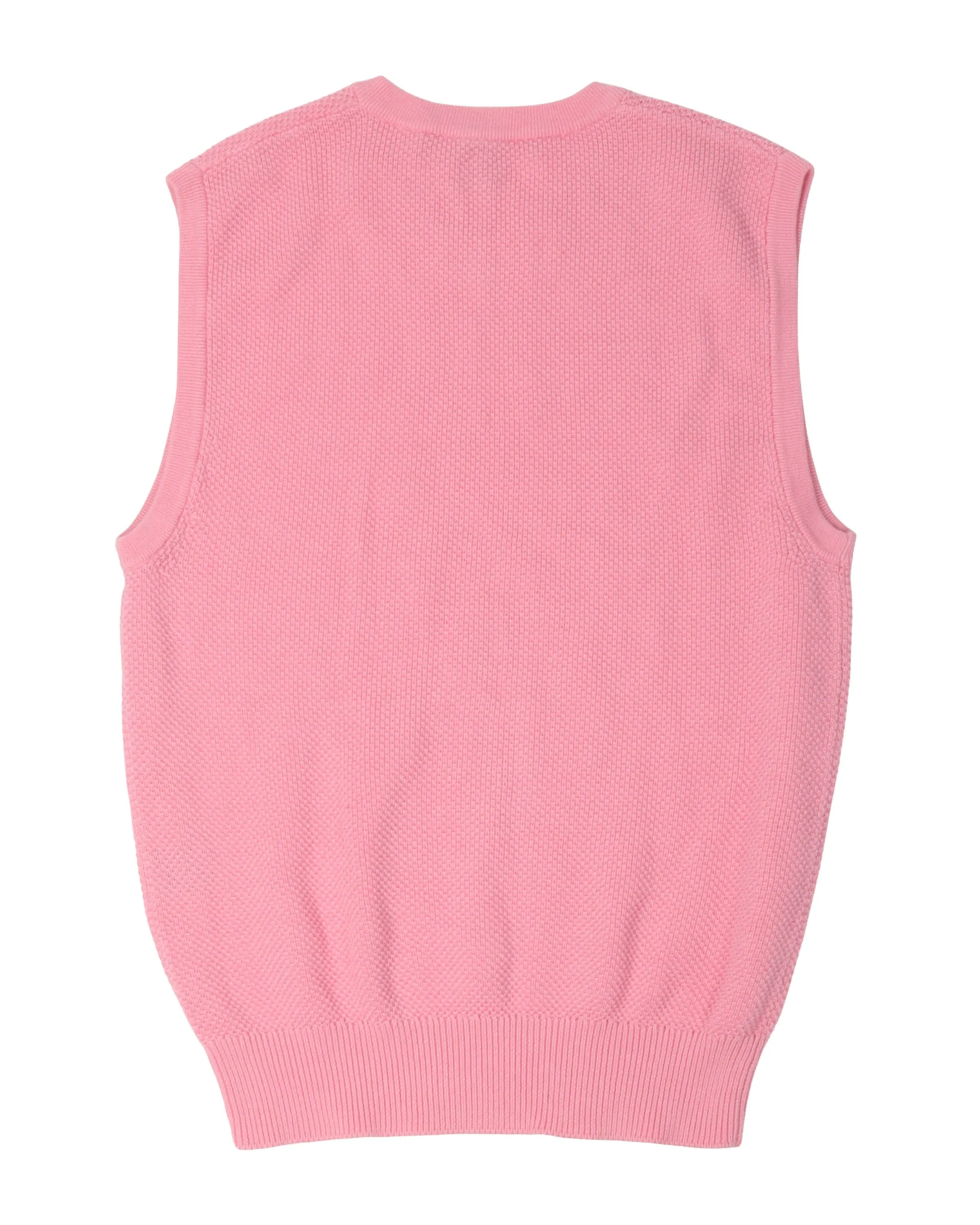 Seed Stitch V-Neck Sweater Vest
