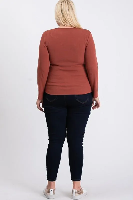 V-Neck Plain Sweater