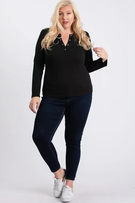 V-Neck Plain Sweater