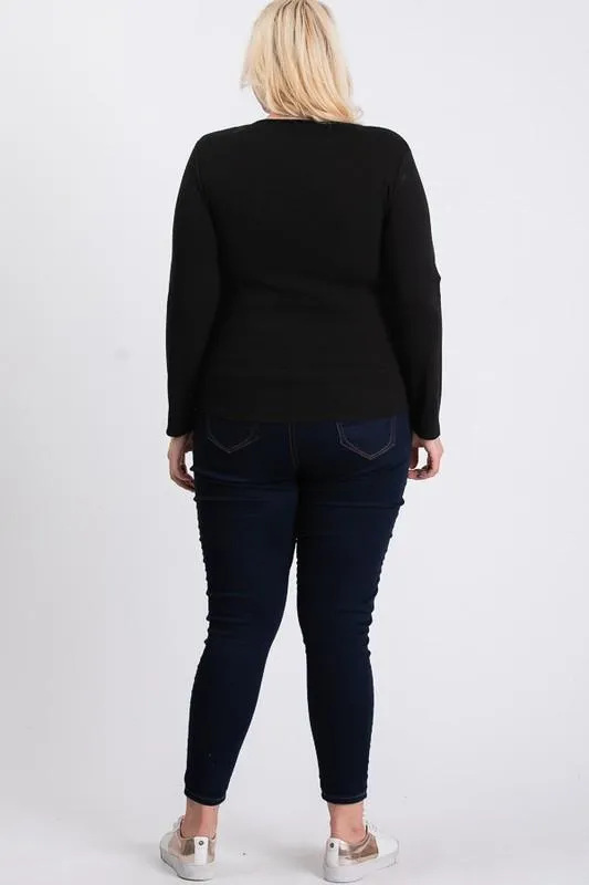 V-Neck Plain Sweater