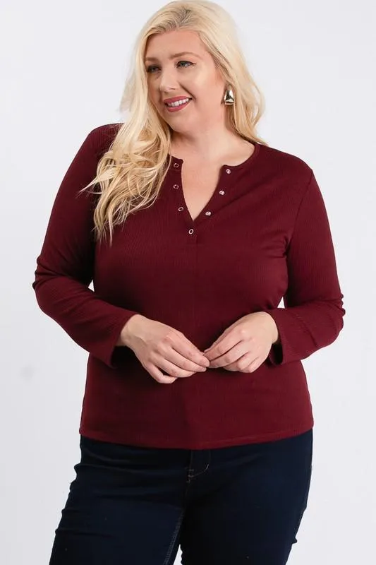 V-Neck Plain Sweater