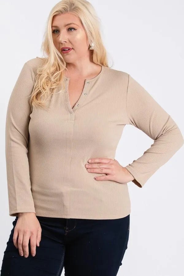 V-Neck Plain Sweater