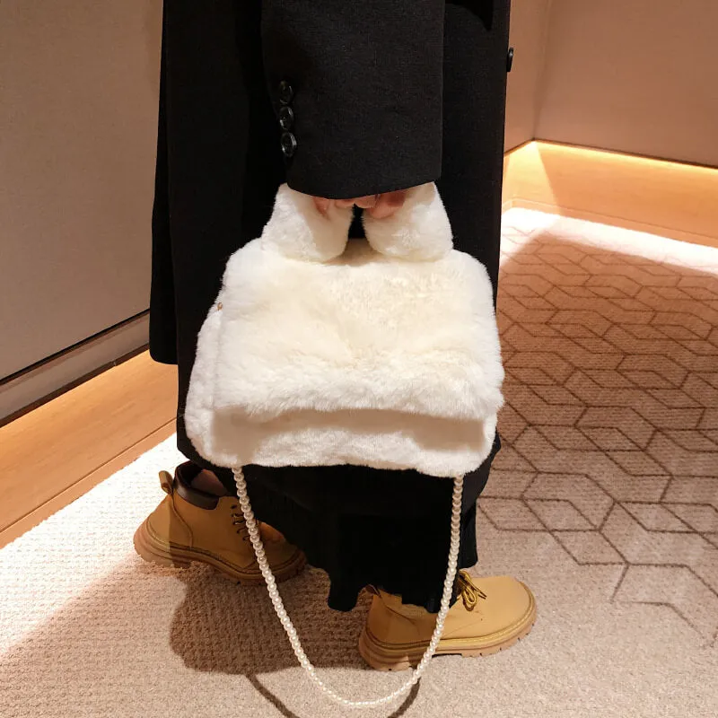 Winter Faux Fur Purses And Handbags-Showtown