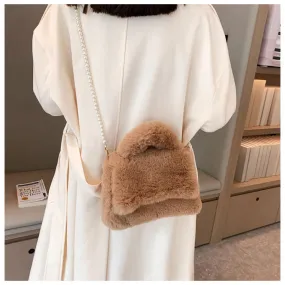 Winter Faux Fur Purses And Handbags-Showtown