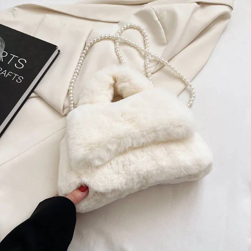 Winter Faux Fur Purses And Handbags-Showtown
