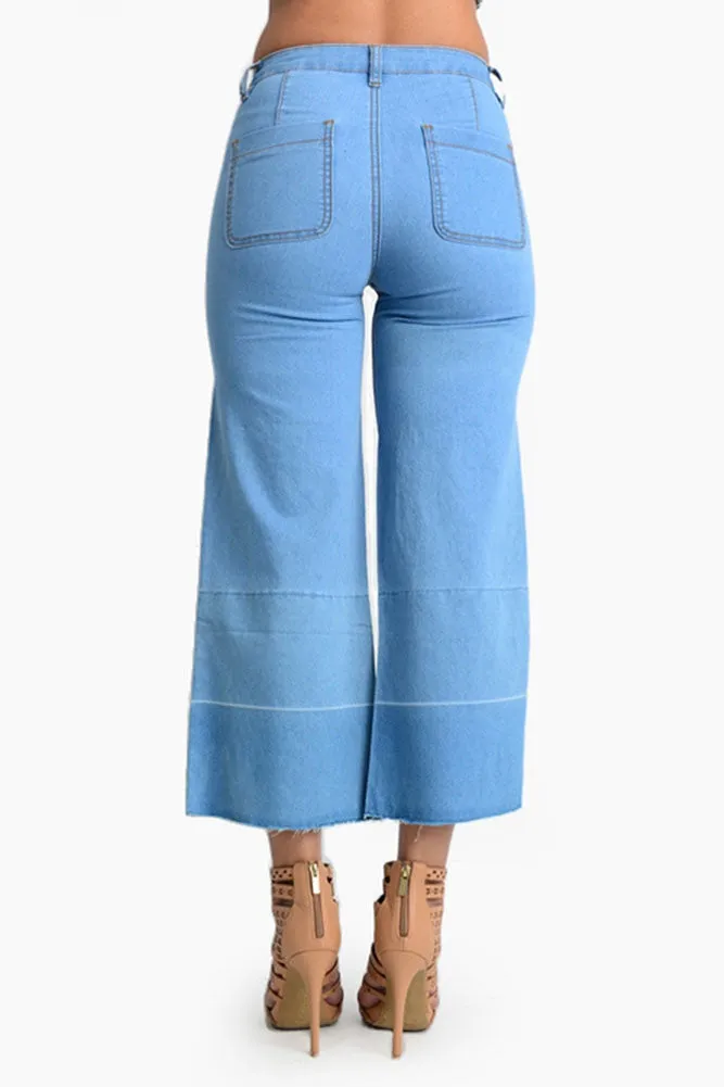Women's Wide Denim Jeans